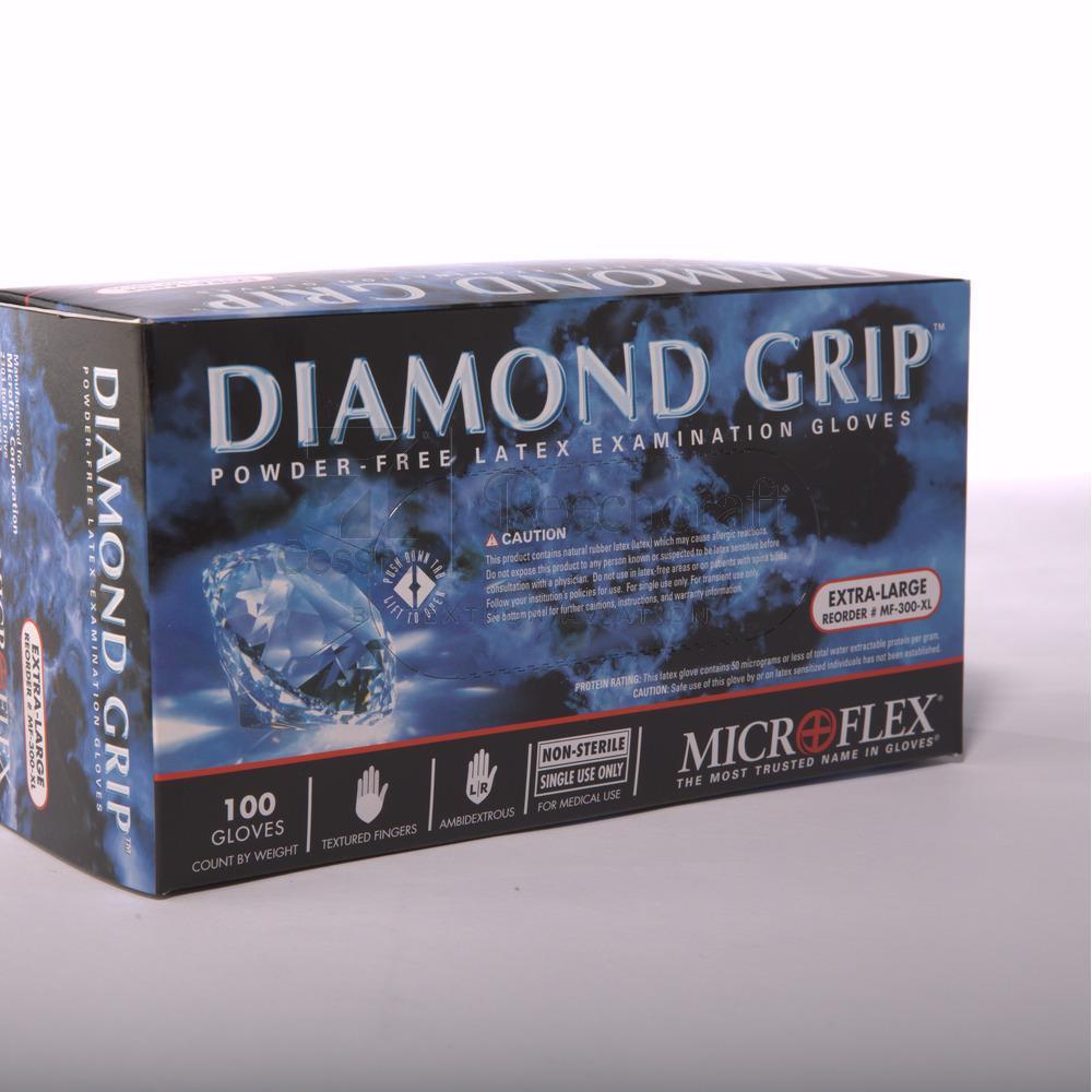 MF-300XL|GLOVE, DIAMOND GRIP XLRG100/BX