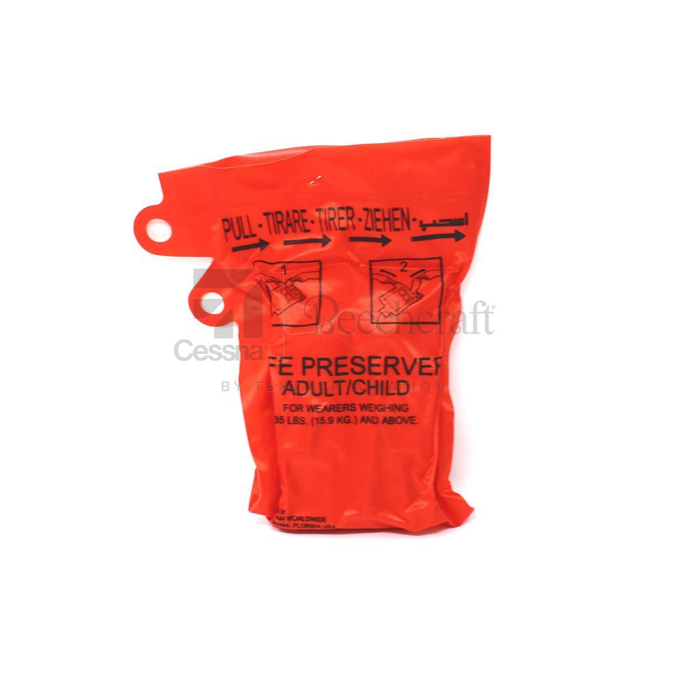 P0723E105PWC: LIFE VEST: CREW,2-CELL,W/ WHIS, USE P01074-101WC=2B