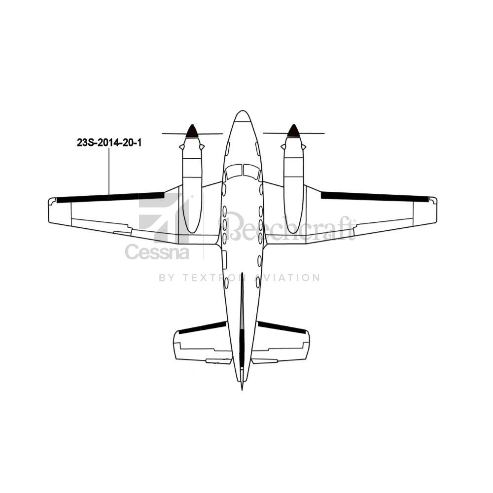 23S-2014-20-1 | Goodrich Wing LH De-ice Boot