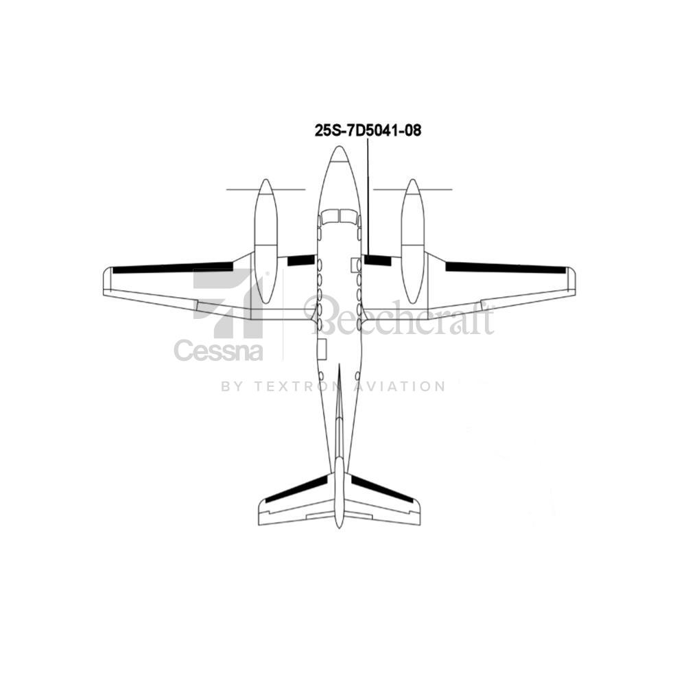 25S-7D5041-08|DE- ICE BOOT, INBOARD WING RH