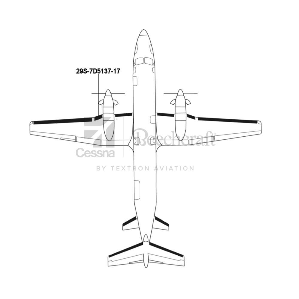 29S-7D5137-17|NACELLE-BREAK LH DEICE BOOT