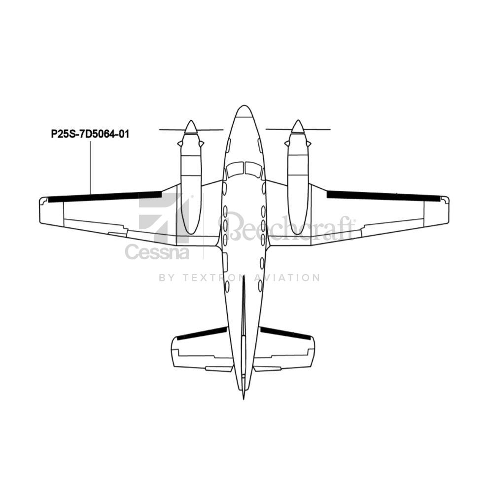P25S-7D5064-01 | Goodrich FASTboot® Wing LH De-ice Boot
