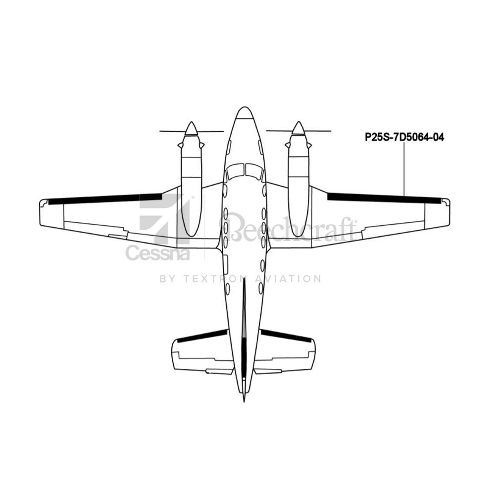 P25S-7D5064-04 | Goodrich FASTboot® Wing RH De-ice Boot