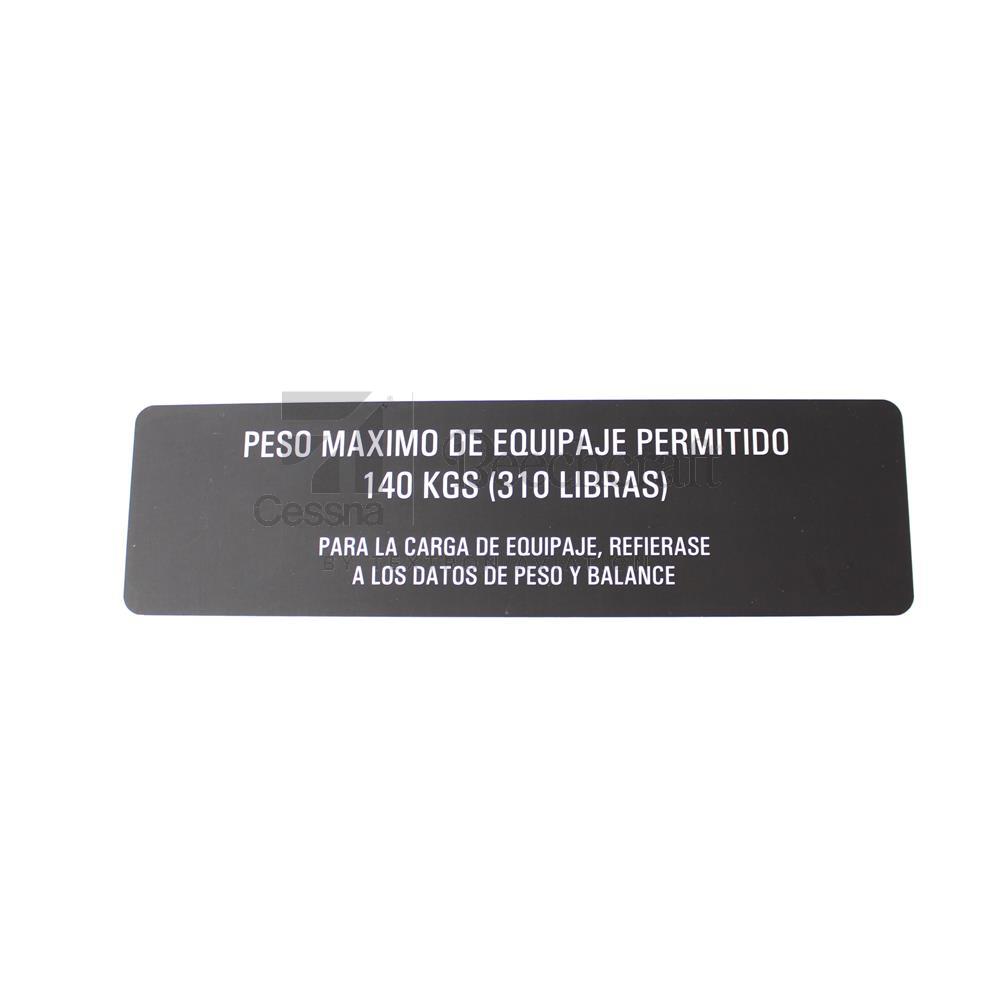6505011-31|PLAC-BAGGAGE ALLOWANCE