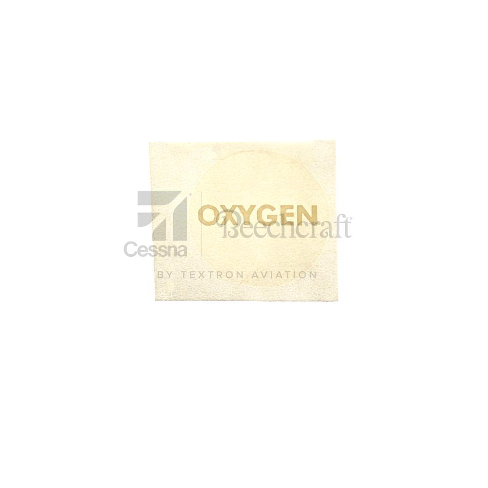 50-560012-1|DECAL OXYGEN INSTALLATION