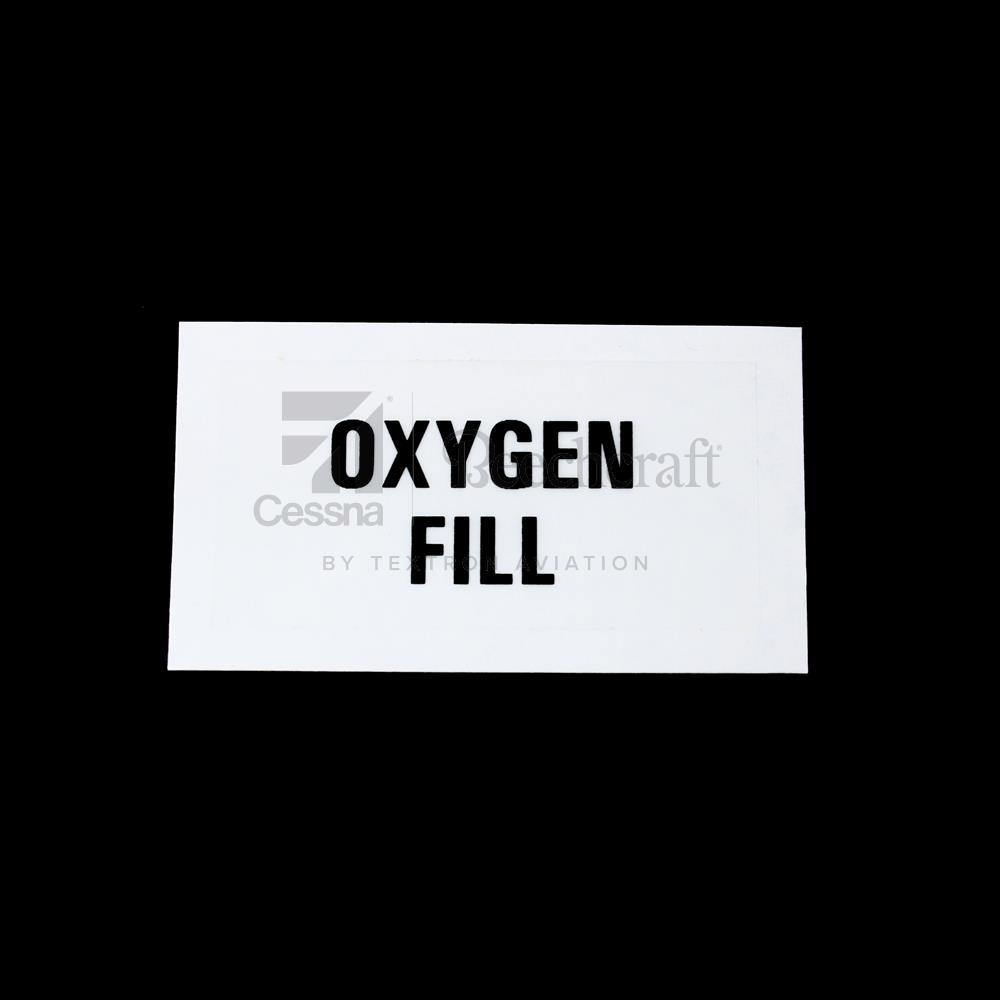 5501001-131|PLACARD - OXYGEN FILL