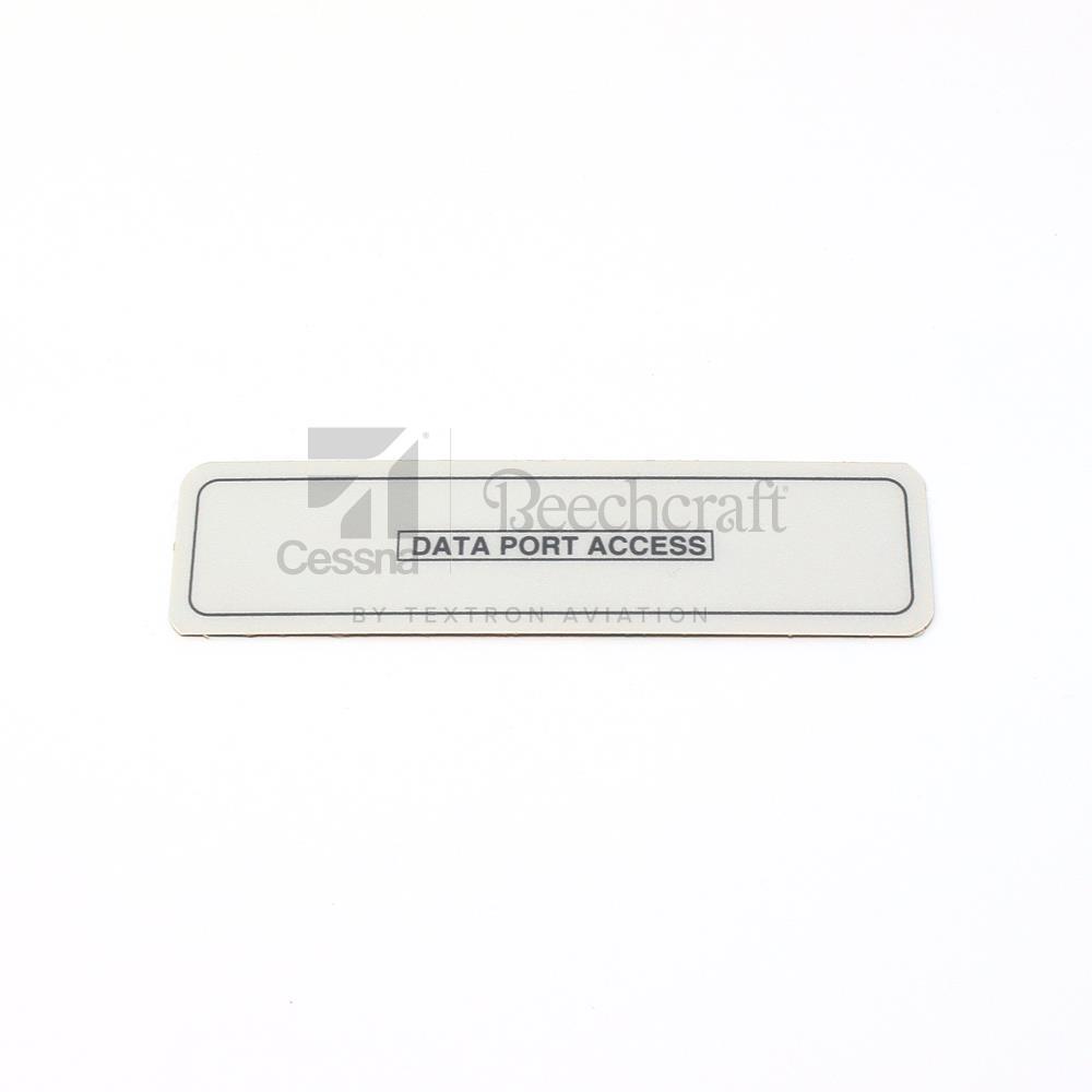 6519859-12|DATA PORT PLACARD