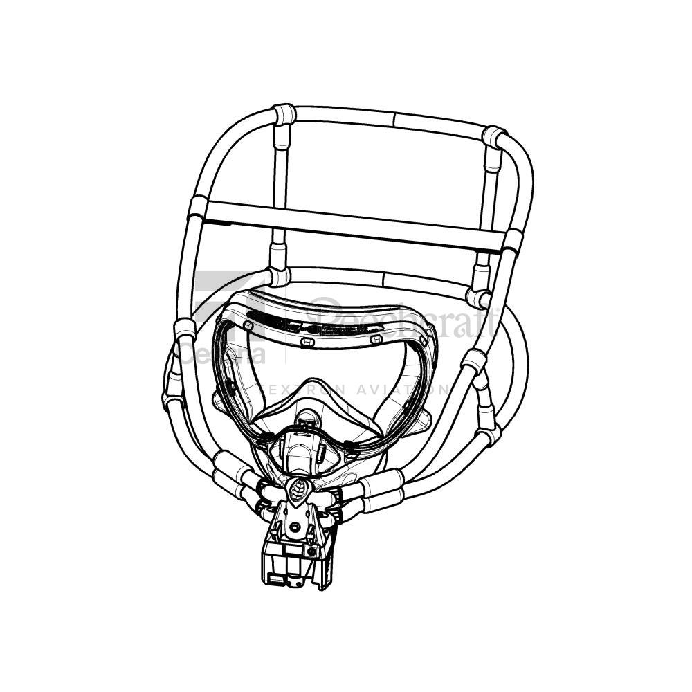 MLD20-510EX | Oxygen Mask Regulator/ With Detachable Googles