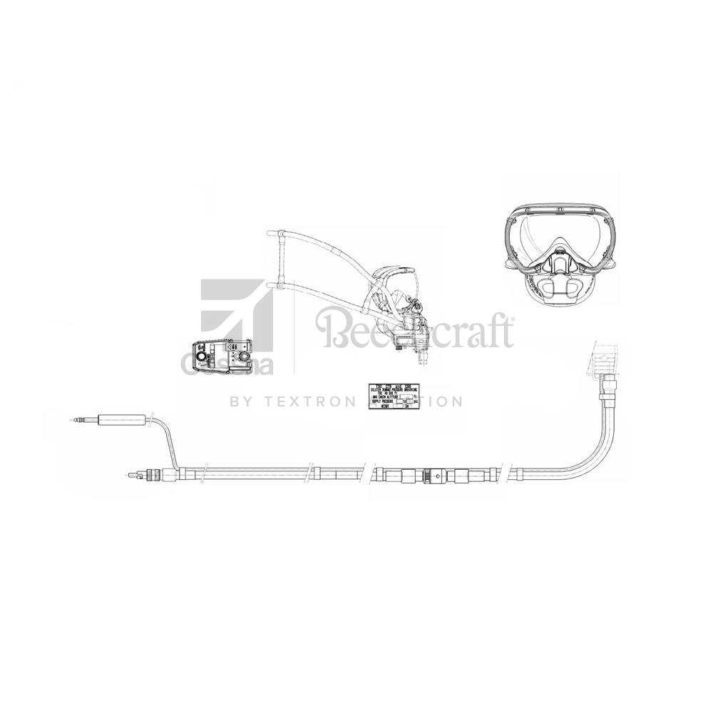 MLD20-506EX | Oxygen Mask and Regulator