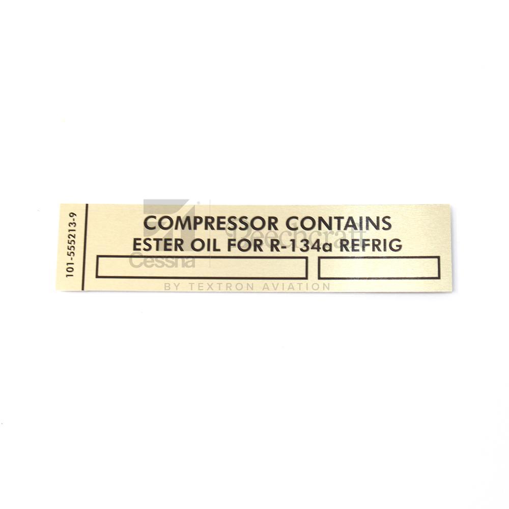101-555213-9|PLACARD