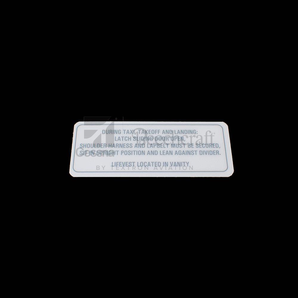 4616047-2|BELTED TOILET PLACARD