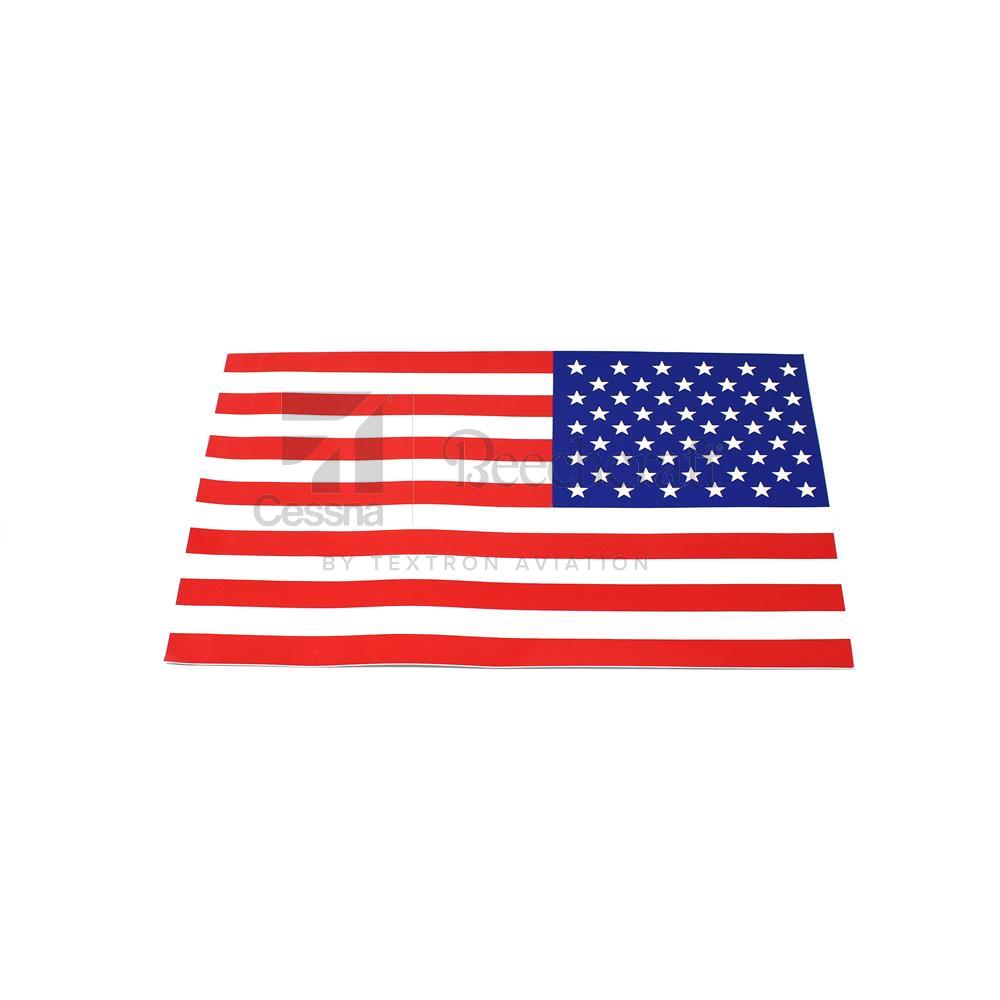 FLAGS10002-1|AMER. FLAG DECAL/RH