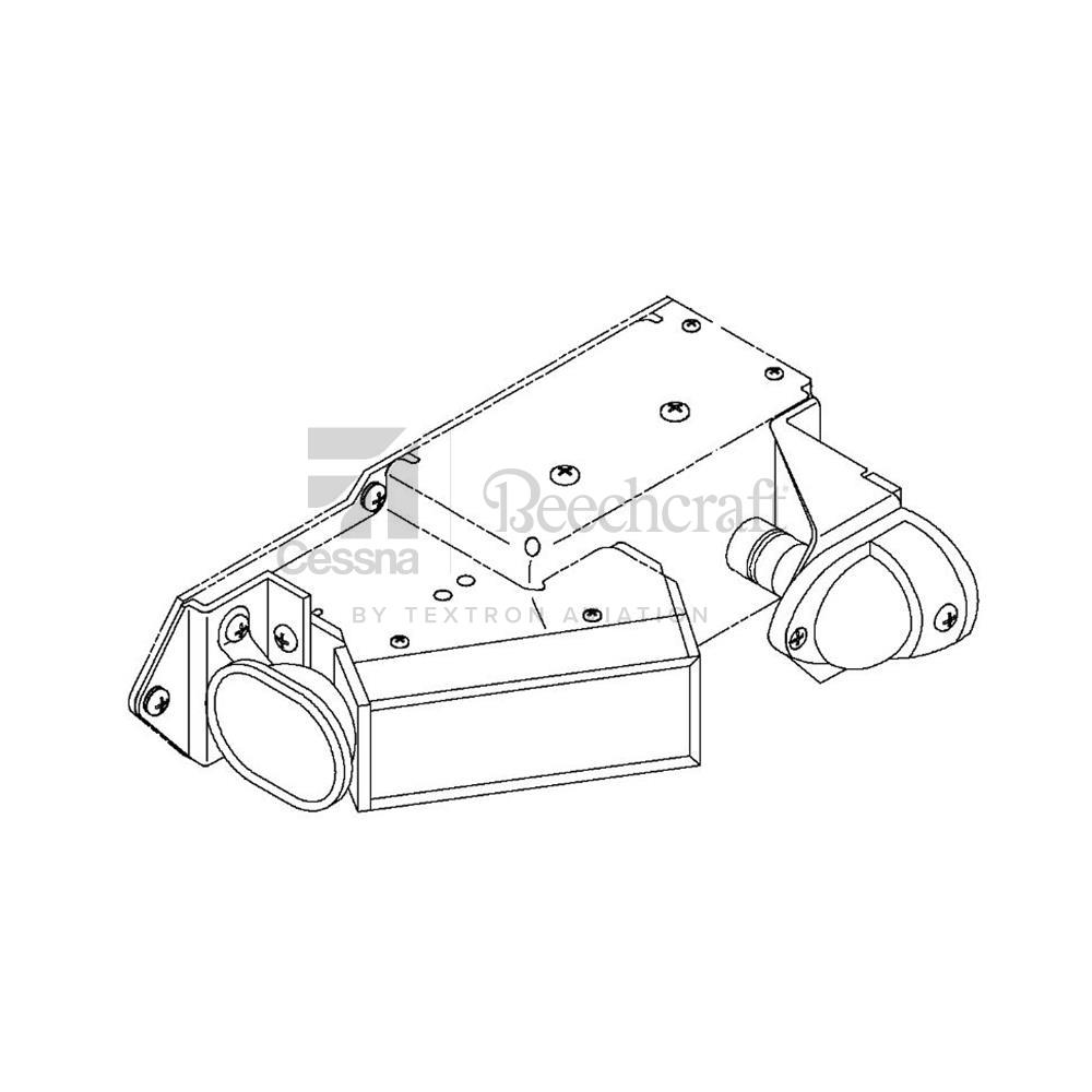 100-384118-18EX|STROBE LIGHT ASSY (GREEN) NAV