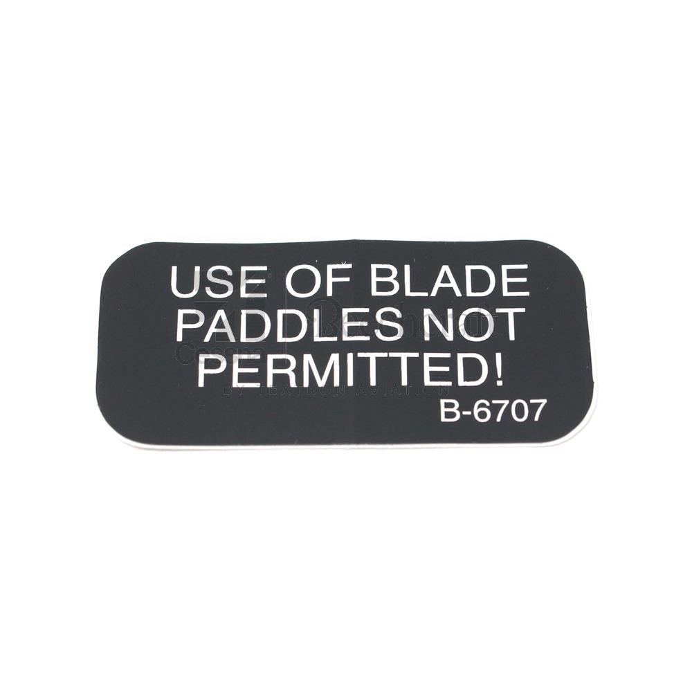 B-6707|PLACARD