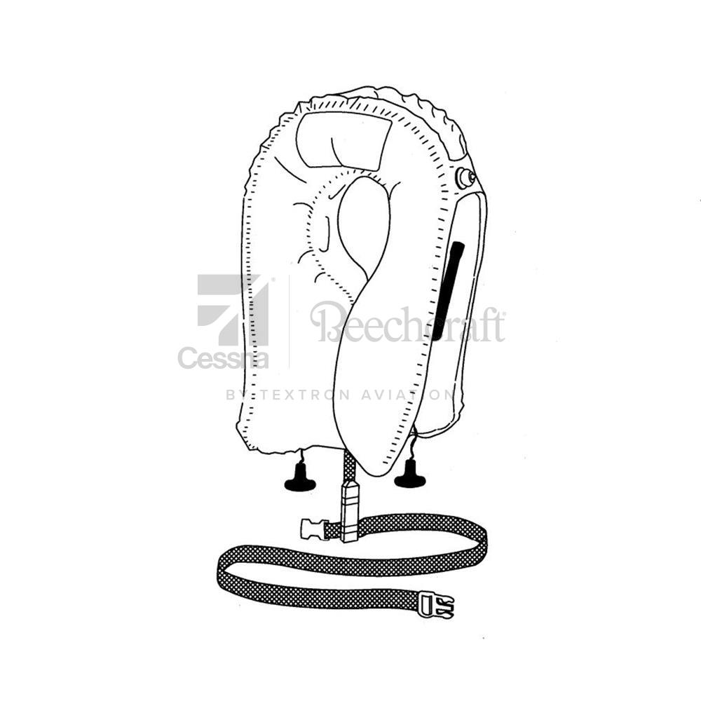 P01074-103 | EAM Worldwide XF-35 Passenger Life Preserver and Container Assembly