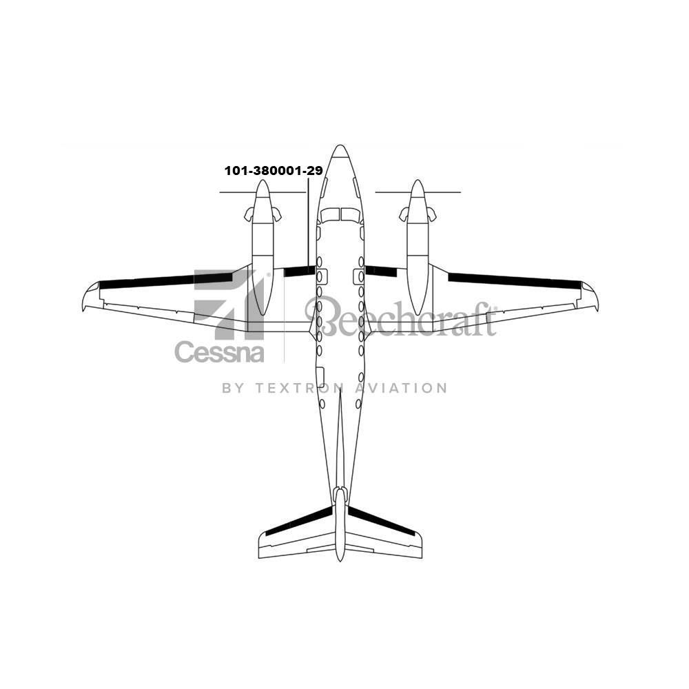 101-380001-29 | Goodrich FASTboot® Inboard Wing LH De-Ice Boot