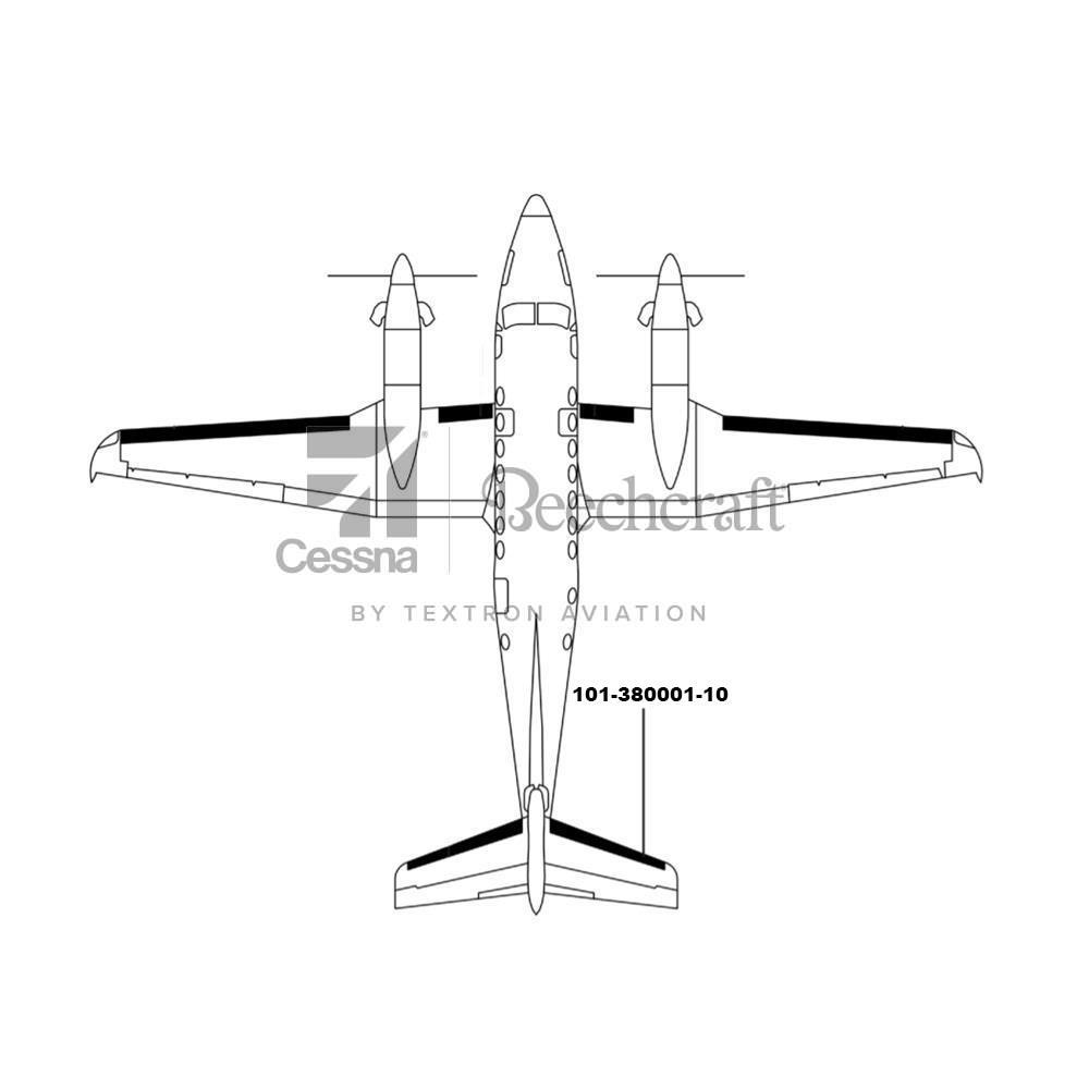 101-380001-10 | Goodrich Horizontal Stabilizer RH De-ice Boot