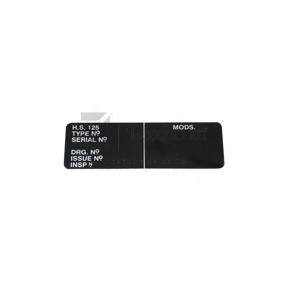 DHS1683HS125|PLATE- LABEL