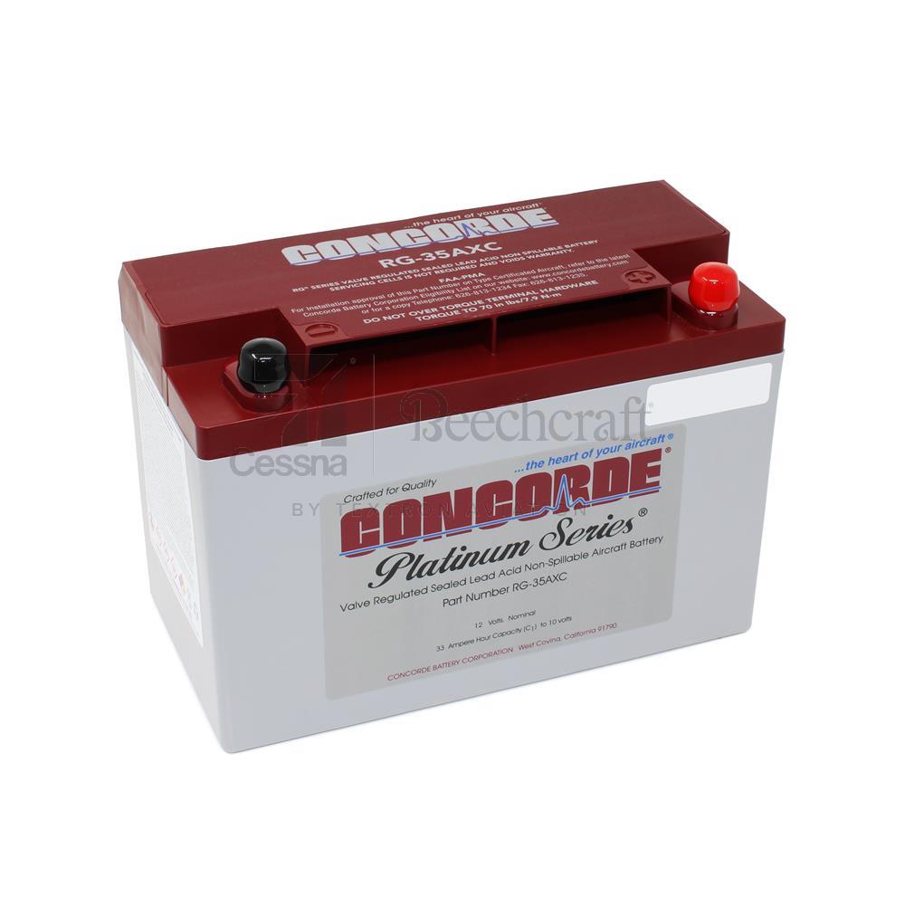 RG-35AXC | Concorde Platinum Series® Aircraft Battery 12-Volt 33 AH