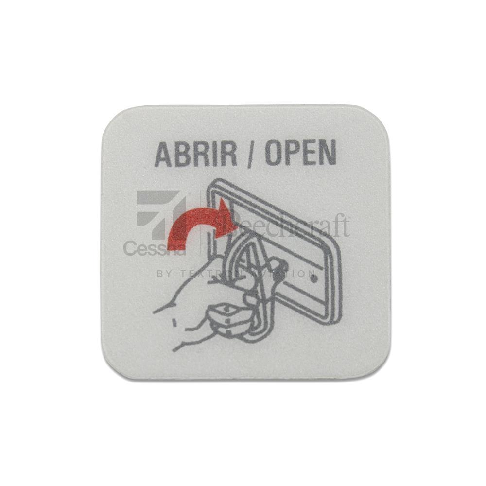 4416003-64|PLACARD EH TURN HANDLE