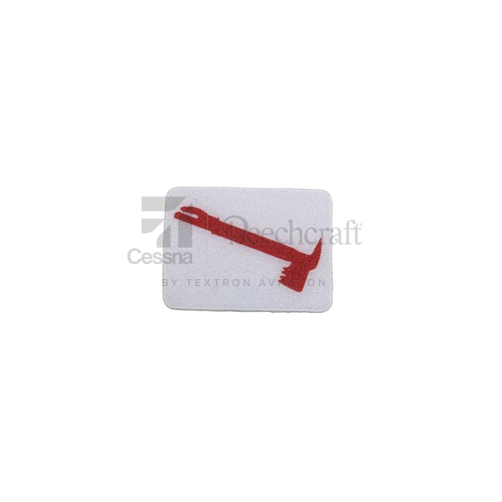 6719195-83|PLACARD- FIRE AXE SYMBOL