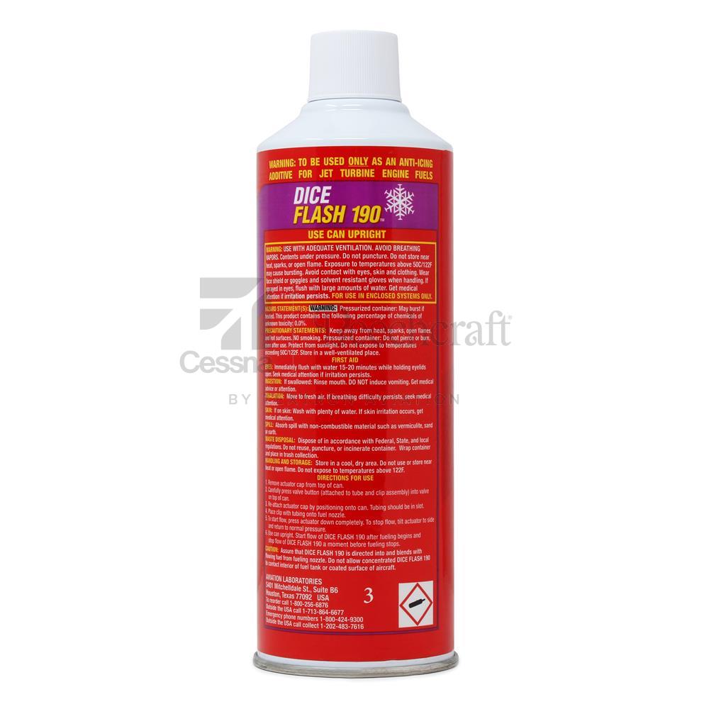 DF190-20 | AVL Dice Flash 190 Fuel System Icing Inhibitor