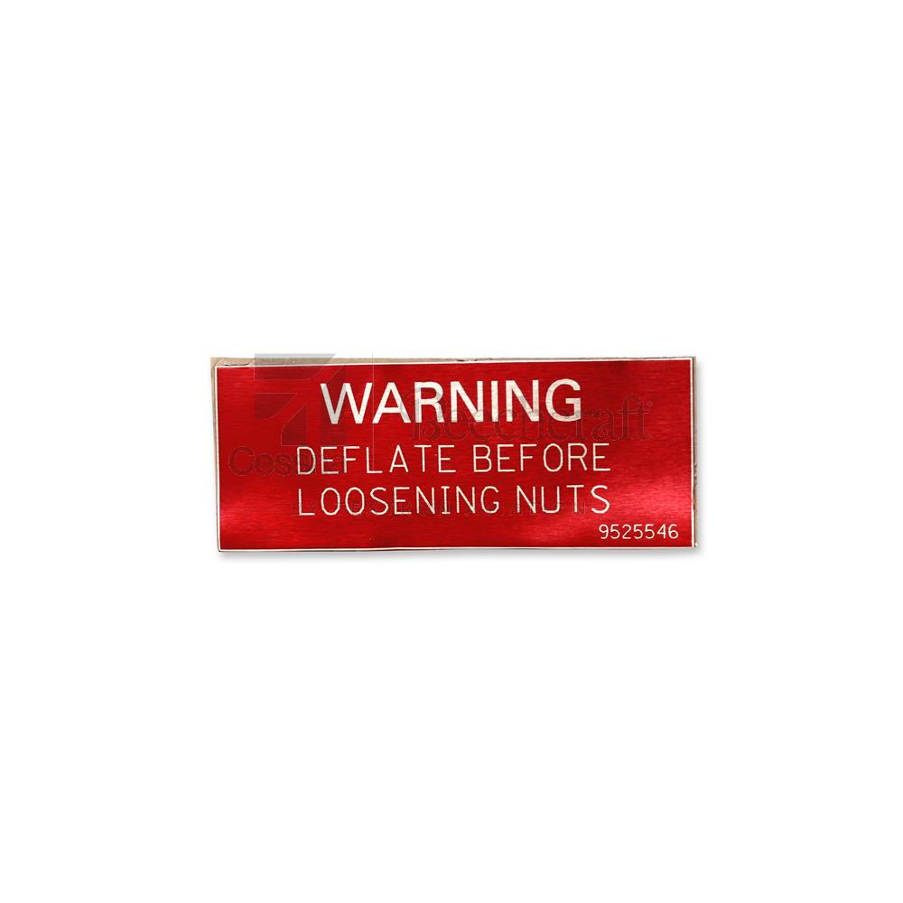 9525546|PLACARD PLATE