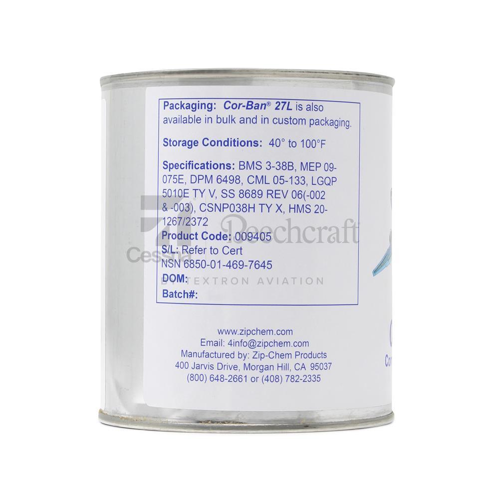 U074099 | Zip-Chem® Cor-Ban® 27L Quart