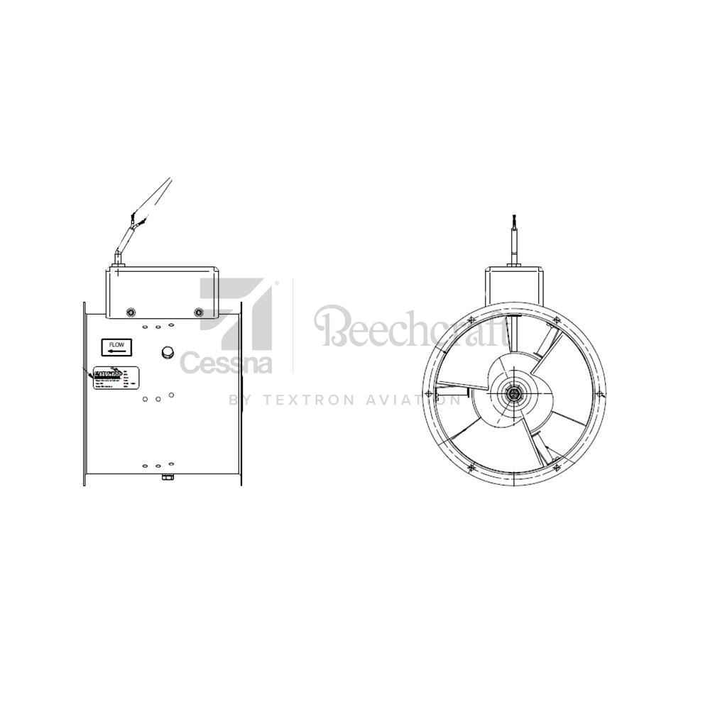 1250435-10 | Vane Axial Blower Assembly