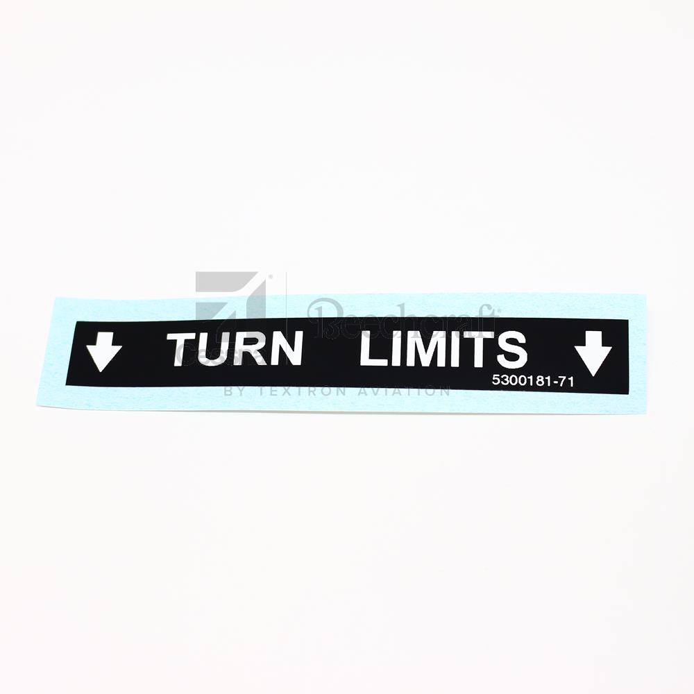 5300181-71|PLAC-TURN LIMITS