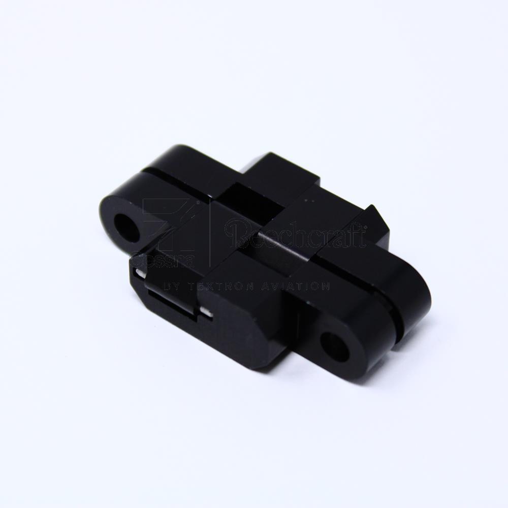 1001G-BLACK|Hinge, Gapped Black 1/2 small