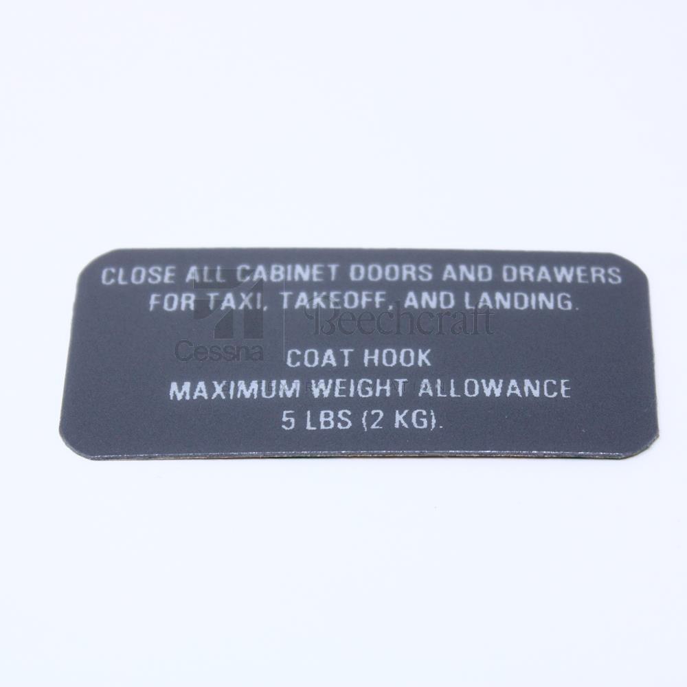 4416004-70|PLACARD CABINET INST