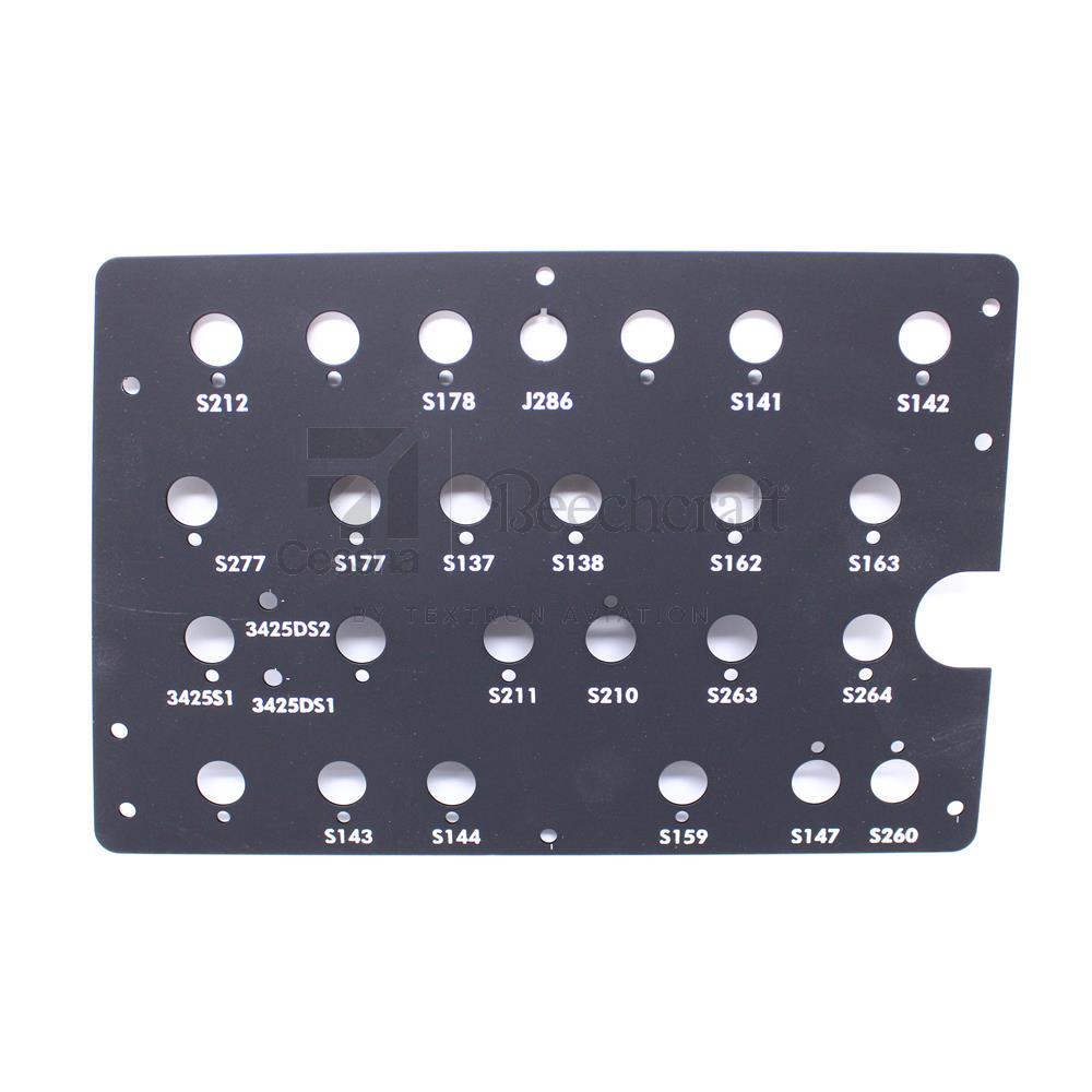 434-320034-0003|SCREEN PANEL, SWITCH SUBPANEL