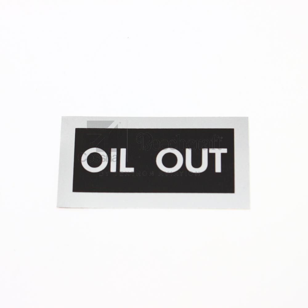 101-930032-3|PLATE- OIL PORT INDENTIFICATI