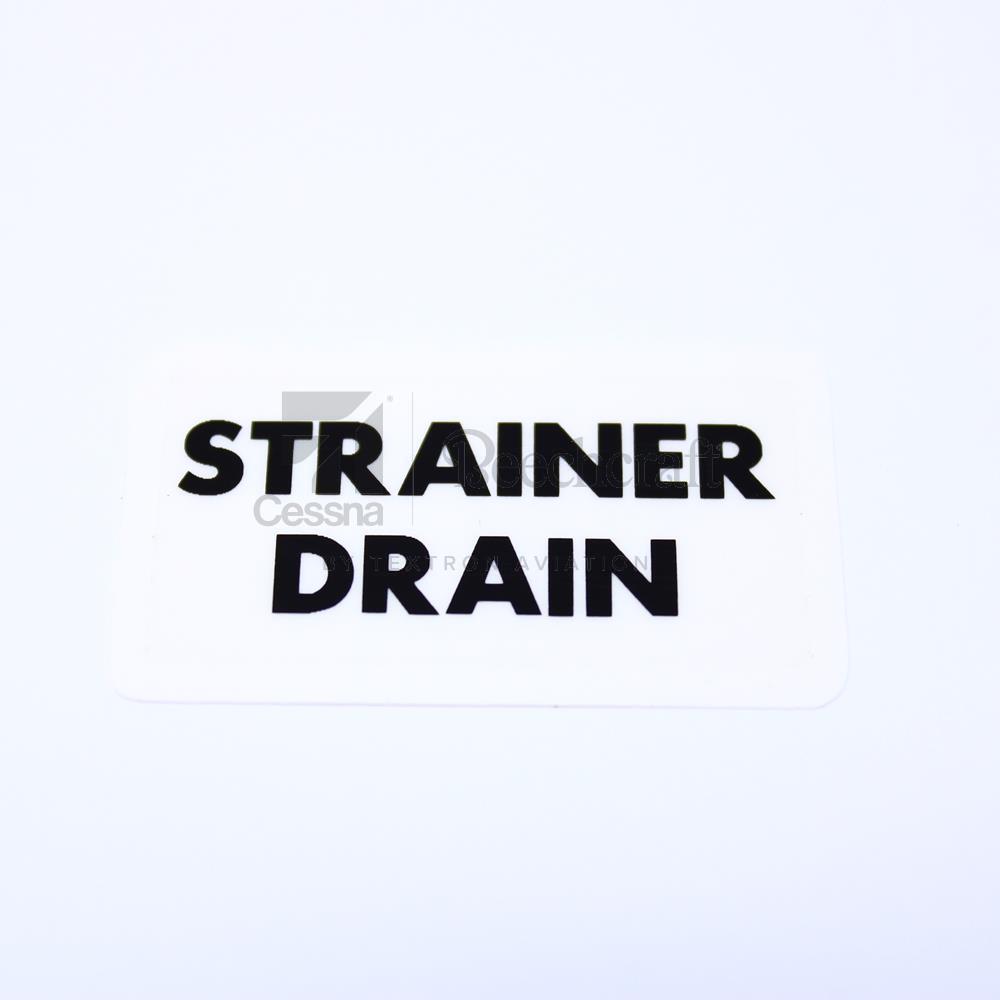100-920059-9 B/C|DECAL-IDENT, FUEL SYSTEM DRAIN
