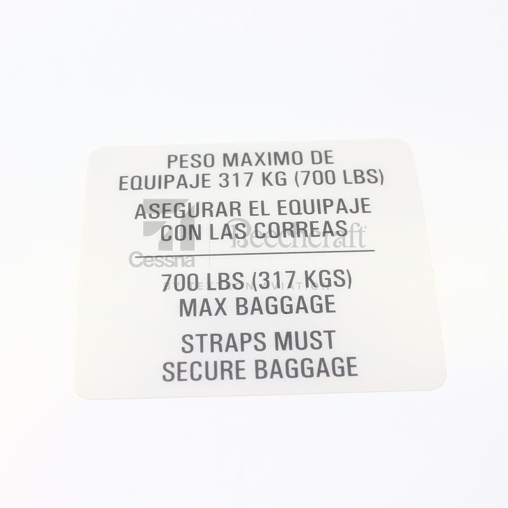 6619123-5|BAG COMP WT PLACARD