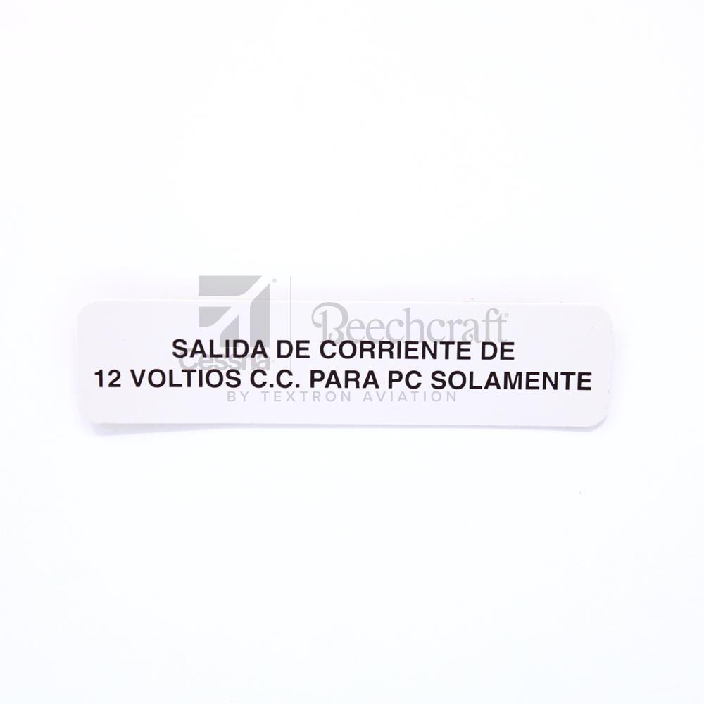 400-C21|PLACARD, SPANISH- SALIDA DE C