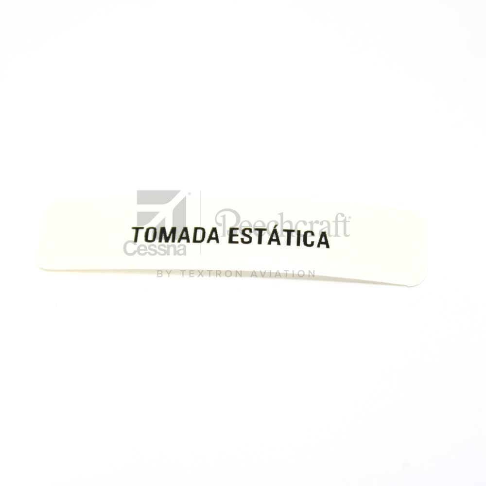 6219092-7|PLACARD-STATIC PORT (BLACK)