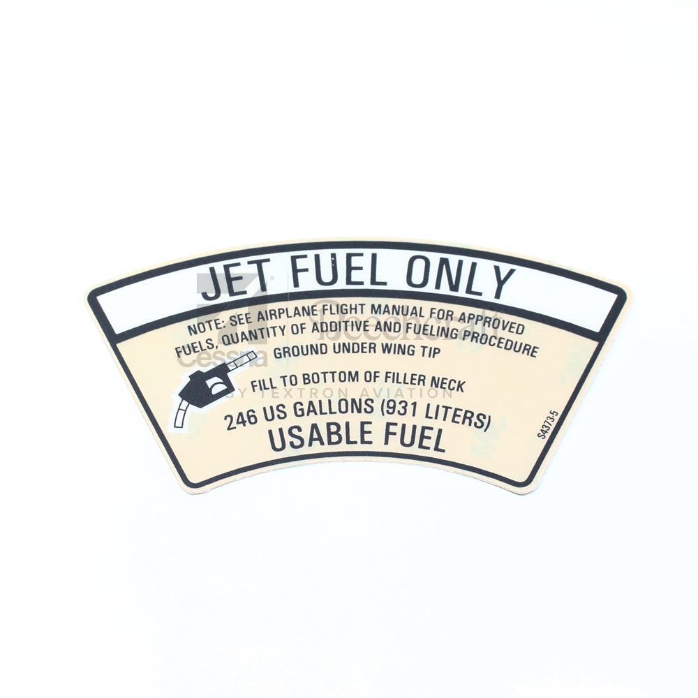 S4373-5|PLACARD - FUEL CAP