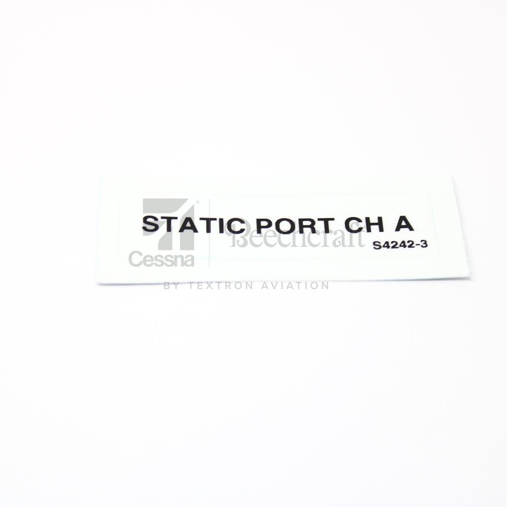 S4242-3|PLACARD - FADEC CH A