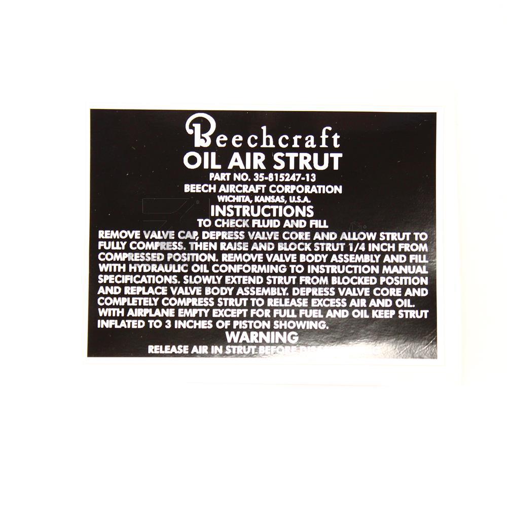 35-810170|INSTR PLATE STRUT R.H.