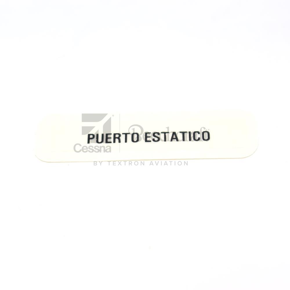 6905012-44|PLACARD STATIC PORT MEX