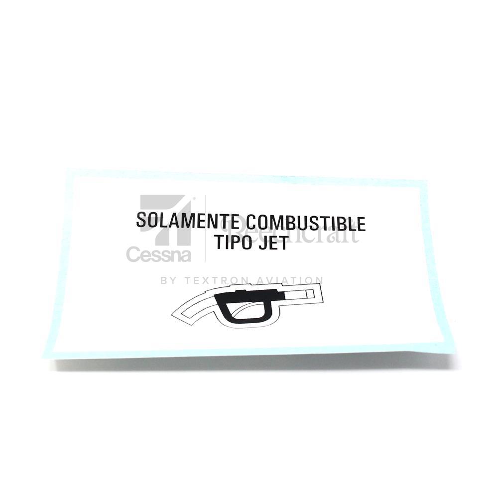 6505011-64|DECAL-JET FUEL ONLY