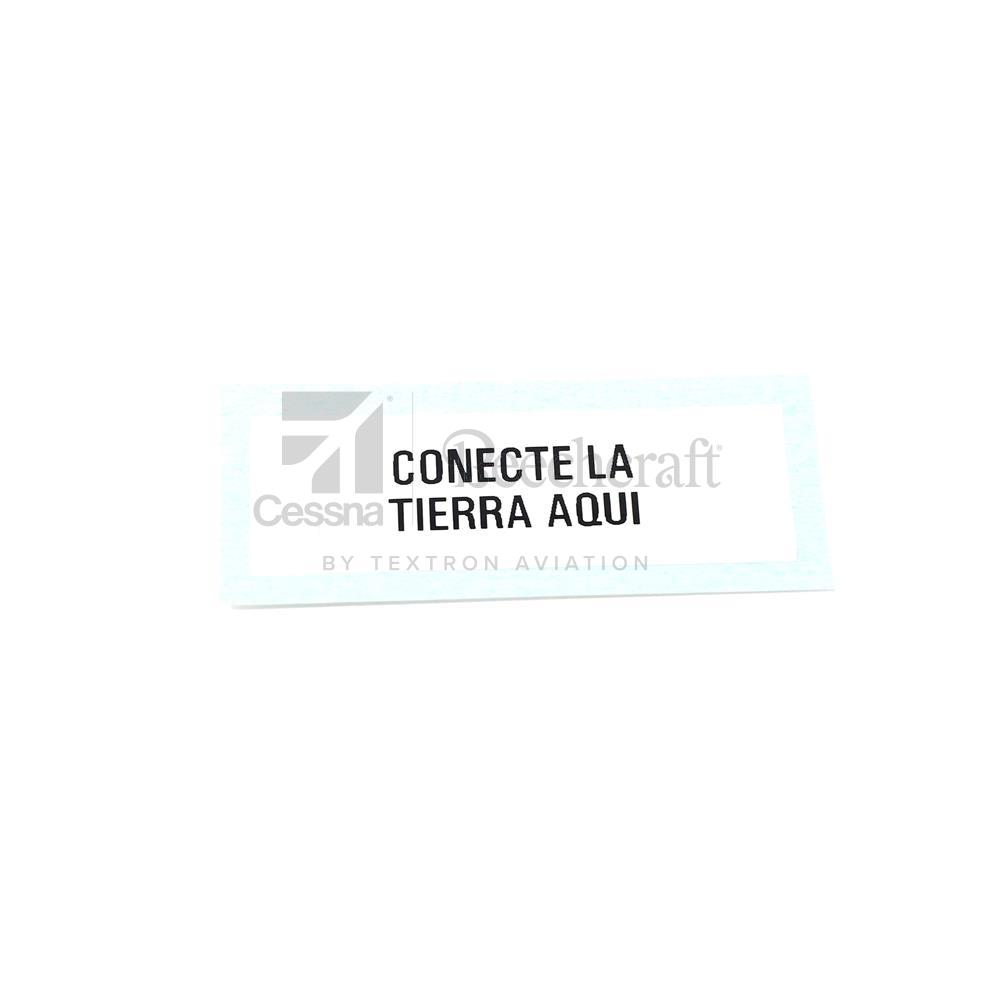 6905012-111|PLACARD GROUND HERE MEX