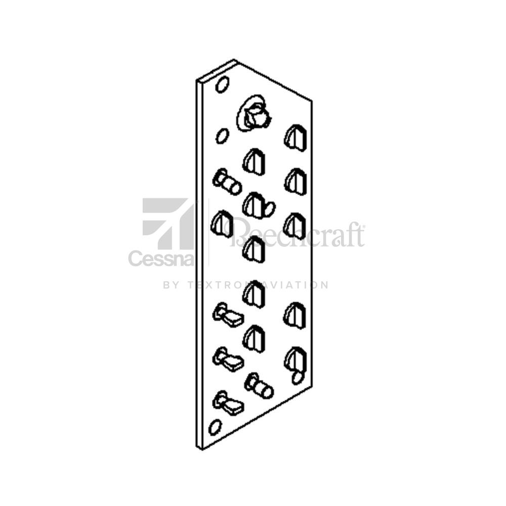 805-004|dB AUDIO PANEL, COPILOT SIDE