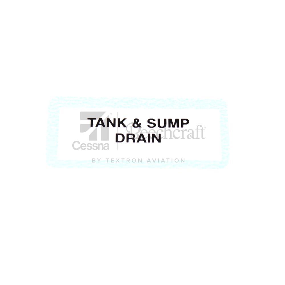 5550001-9|PLACARD-DRAIN