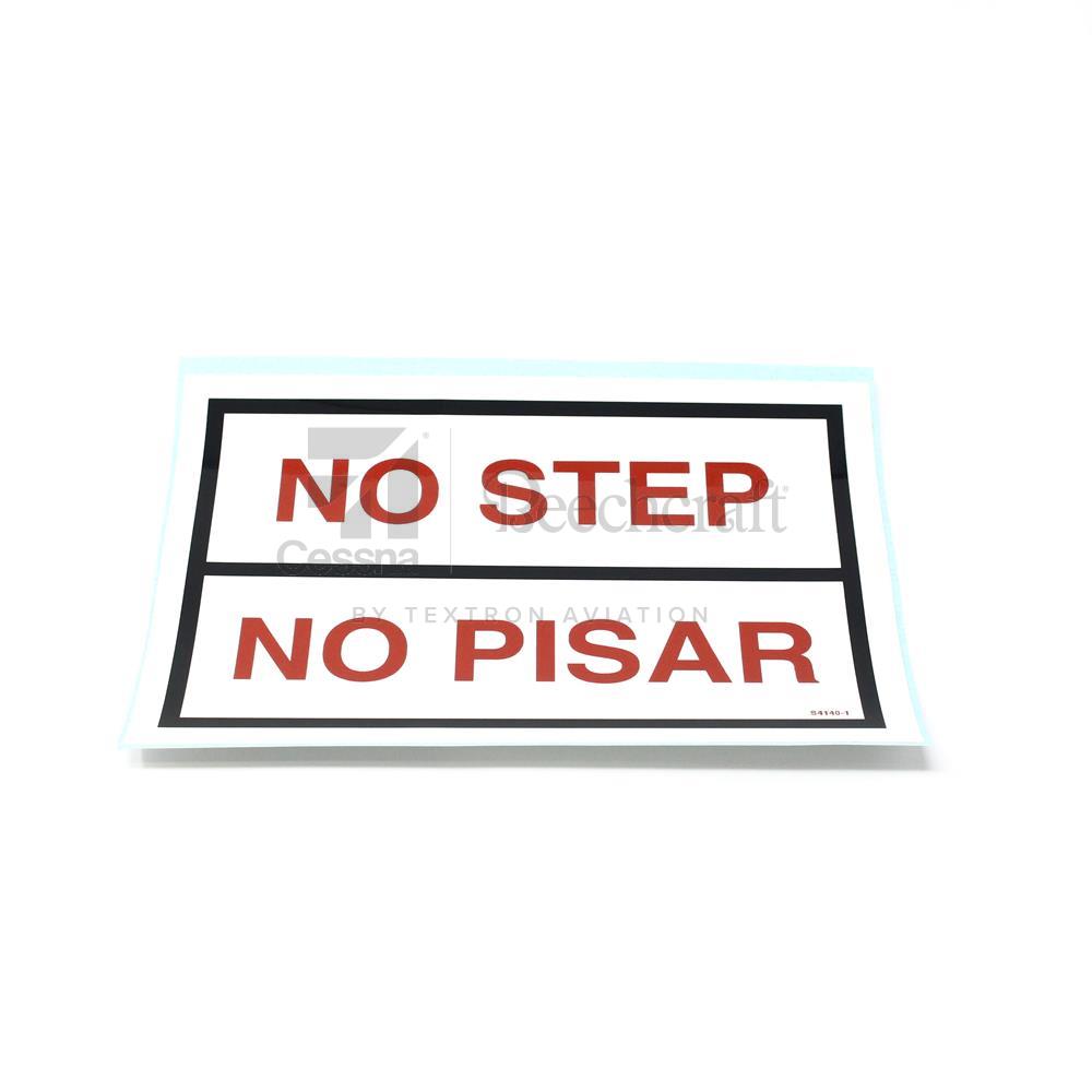 S4140-1|PLACARD - NO STEP