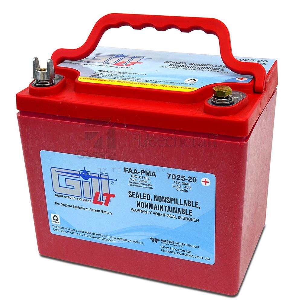 Teledyne Battery Products LT Sealed Batteries 7025-20 Sealed Acid Battery 12V 20A