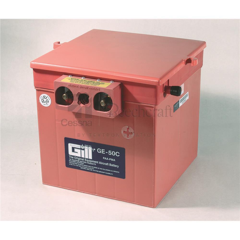 Teledyne Battery Products Dry Charge Flooded Batteries GE-50C Dry Cell Battery 24V 31A
